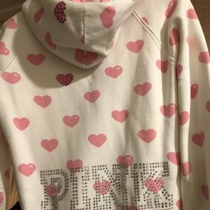 Med VS Pink Heart Hoodie